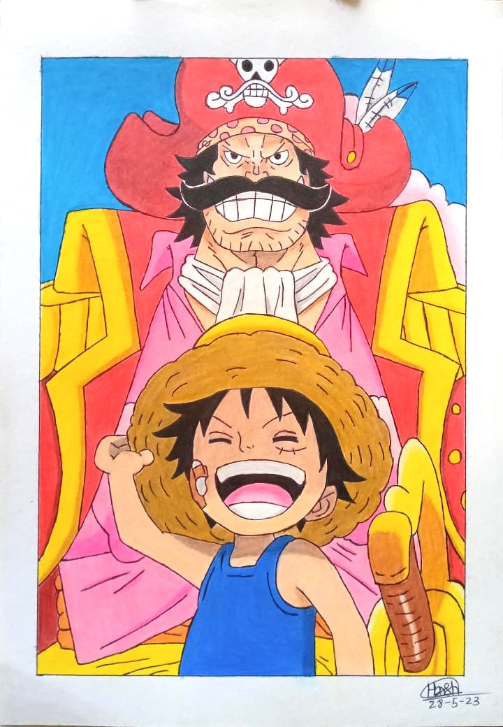 Luffy & Roger